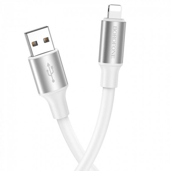 Кабель USB BOROFONE BX82 для Lightning, 2.4A, длина 1м, белый