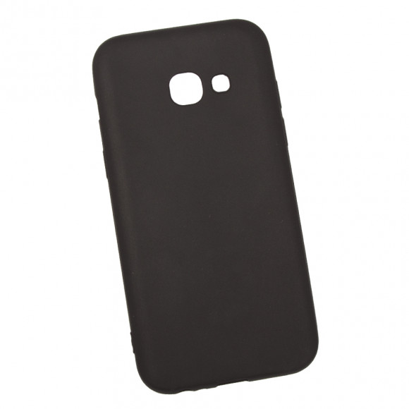 Чехол силиконовый "LP" для Samsung Galaxy A3 2017 (A320F) TPU, черный, непрозрачный (европакет)