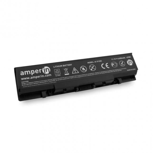 Аккумулятор (батарея) Amperin AI-D1500 для ноутбука Dell Inspiron 1520, 11.1В, 4400мАч, 49Wh