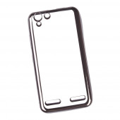 Чехол силиконовый "LP" для Lenovo K5 Plus TPU (прозрачный с черной хром рамкой) (европакет) Чехол силиконовый "LP" для Lenovo K5 Plus TPU (прозрачный с черной хром рамкой) (европакет)