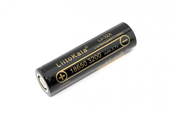 Аккумулятор типа 18650 Li-Ion LiitoKala Lii-32A 3200mAh, 3.7V