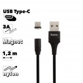 USB кабель Hoco U76 Type-C, черный