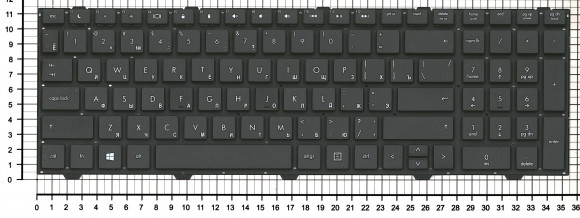 Клавиатура для ноутбука HP ProBook 4540S, 4545S, 4740S, 4745S, черная без рамки