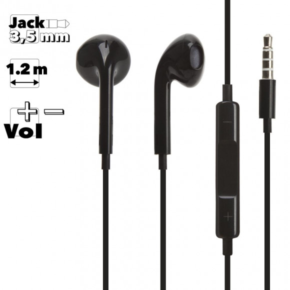 Гарнитура Borofone BM30 Original Series Wire Control Earphones With Mic, черная