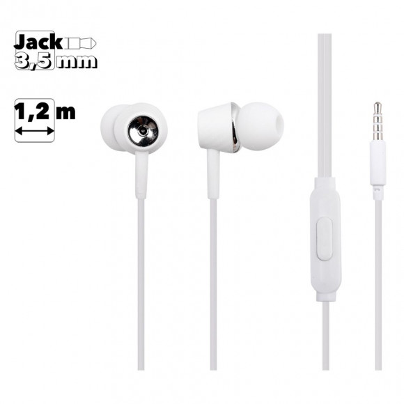 Гарнитура Hoco M70 Graceful Universal Earphones With Mic, белая