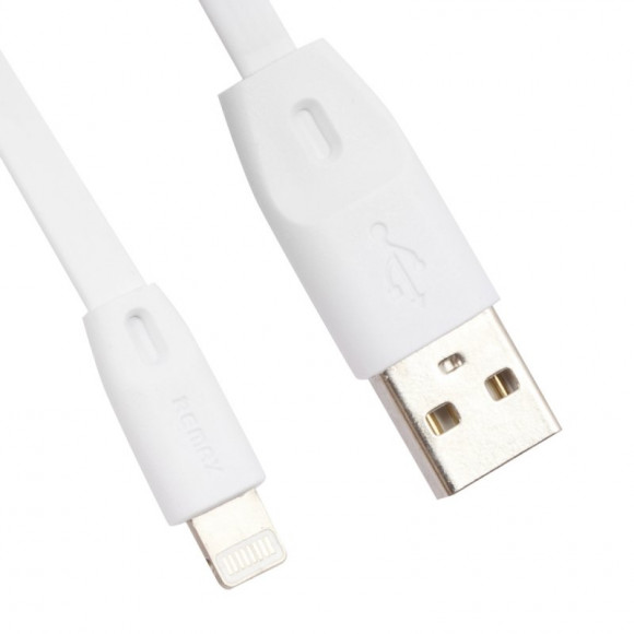 USB Дата-кабель Remax Full Speed для Apple 8-pin, 1 метр, белый