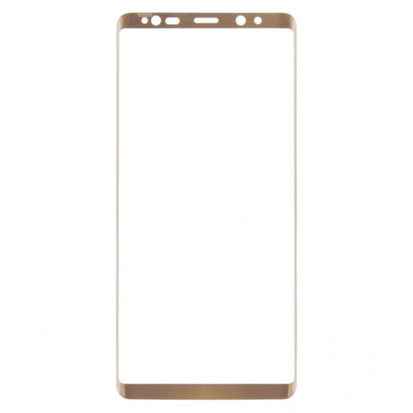 Защитное стекло Tempered Glass 3D для Samsung Galaxy Note8 (золотое)