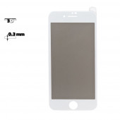 Защитное стекло Hoco ShutterProof Edges Full Screen Anti-Spy для Apple iPhone 7, 8 (A6) рамка, белое