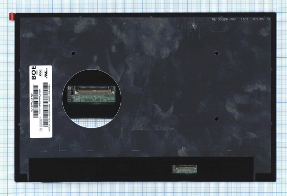 Матрица NV133WUM-N61, 13.3", 1920x1200 (WUXGA), 30pin, LED, UltraSlim, матовая, без креплений