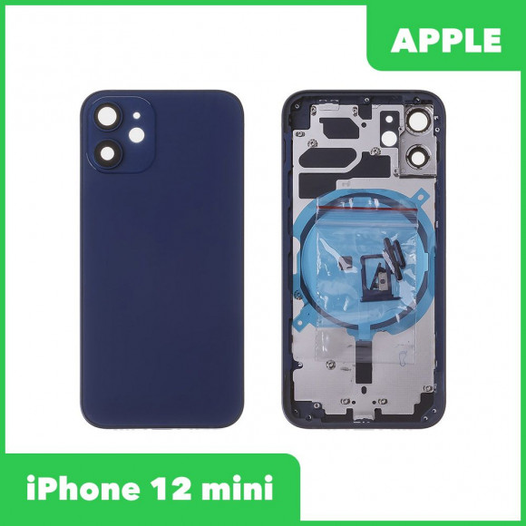 Корпус для Apple iPhone 12 mini (синий)