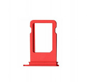 Держатель (лоток) SIM-карты для Apple IPhone 8, красный Держатель (лоток) SIM-карты для Apple IPhone 8, красный