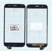 Сенсорное стекло (тачскрин) для Huawei G7 Plus, черный