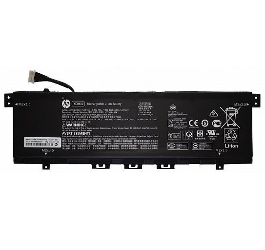 Аккумулятор (батарея) для ноутбука HP Enby x360 13-ah, 13-ag (KC04XL, HSTNN-IB8K), 53.2Wh, 3454мАч, 15.4V