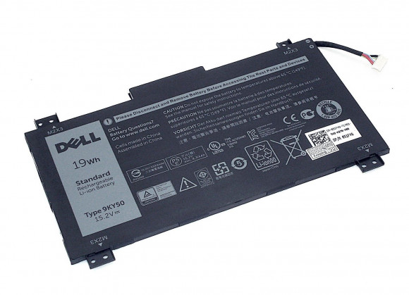 Аккумулятор (батарея) 9KY50 для ноутбука Dell Latitude 10 STE2, 15.2В, 1240мАч