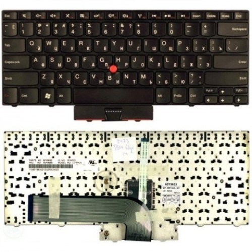 Клавиатура для ноутбука LENOVO ThinkPad Edge 14 E40 ThinkPad Edge 15 E50 black РУССКАЯ РАСКЛАДКА