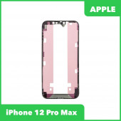 Рамка дисплея (средняя часть) для Apple iPhone 12 Pro Max, черная (оригинал) Рамка дисплея (средняя часть) для Apple iPhone 12 Pro Max, черная (оригинал)