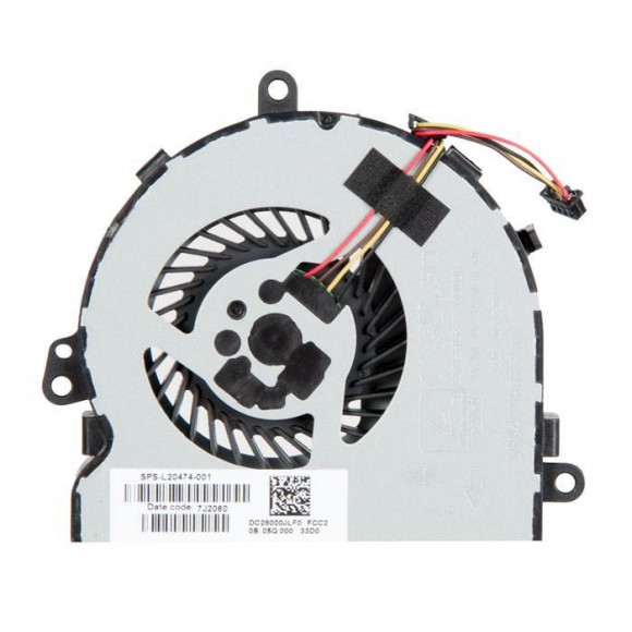Вентилятор (кулер) для ноутбука HP 15-DB, 15-DR, 15Q-DX, 15T-DS, C129, C130, L20474-001, 4-pin