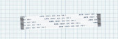 Шлейф универсальный 16pin, шаг 1мм, длина 10см Шлейф универсальный 16pin, шаг 1мм, длина 10см