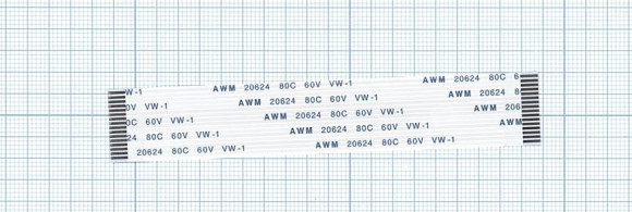 Шлейф универсальный 16pin, шаг 1мм, длина 10см