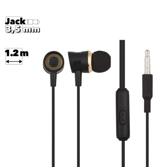 Гарнитура Hoco M37 Pleasant Sound Universal Earphones With Microphone, черная
