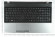 Клавиатура для ноутбука Samsung 300E5A 305E5A, черная топ-панель, серебристая Клавиатура для ноутбука Samsung 300E5A 305E5A, черная топ-панель, серебристая