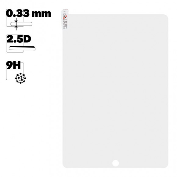 Защитное стекло "LP" для iPad 7 (2019) (A2197, A2200, A2198) Tempered Glass 2.5D 0, 33 мм, 9H (ударопрочное)