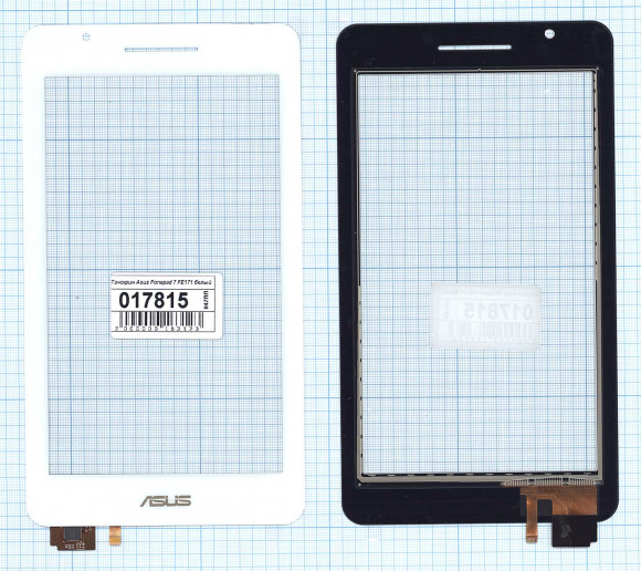 Сенсорное стекло (тачскрин) для Asus FonaPad 7 (FE171, FE171CG), белое