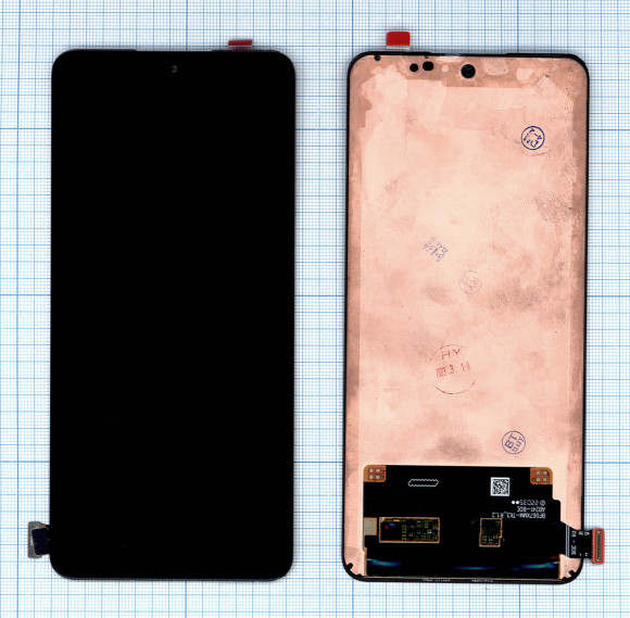 Дисплей для Realme GT Neo 3 в сборе с тачскрином черный