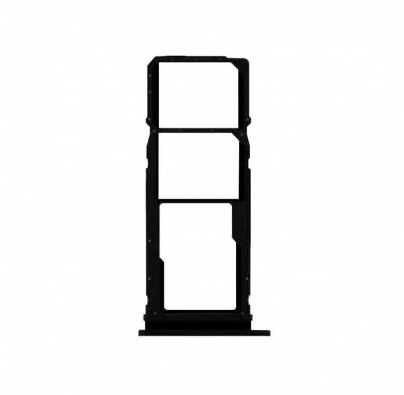 Держатель (лоток) SIM-карты для Samsung Galaxy M21 (M215F), черный