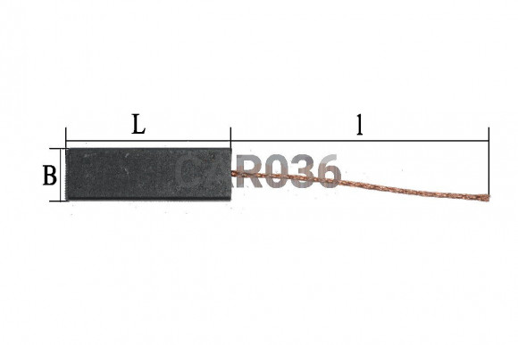 Щетки угольные 5х12.5, Сэндвич, пара, VUB (Japan)