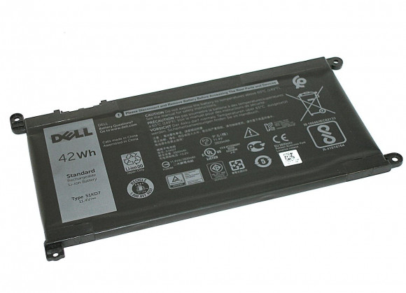 Аккумулятор (батарея) Y07HK, 51KD7 для ноутбука Dell 3180, 3189 11.4В, 3510мАч (оригинал)