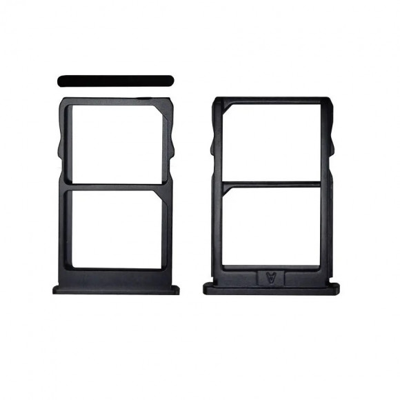 Держатель SIM Meizu Pro 7, Pro 7 Plus (M792h) черный