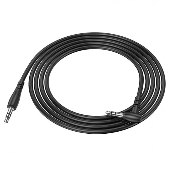 Кабель AUX (3,5-3,5) BOROFONE BL10 (1М) (черный)
