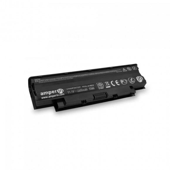 Аккумулятор (батарея) Amperin AI-N5010 для ноутбука Dell 13R, 17R, M, N, 11.1В, 6600мАч, 73Wh