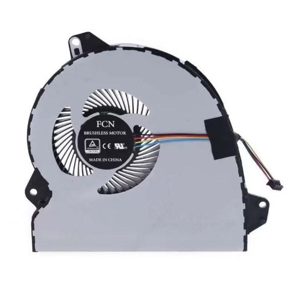 Вентилятор (кулер) для ноутбука Asus GL553VD, GL553VE, GL553VD-DS71, FX53V, FX53VD, KX53, GL553VW, FX53V, FX53VD, KX53, 4-pin