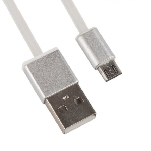 USB Дата-кабель MicroUSB коробочка, белый
