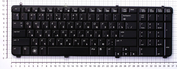 Клавиатура для ноутбука HP Pavilion DV7, DV7-2000, DV7-2100, DV7-2200, DV7-3000, черная Клавиатура для ноутбука HP Pavilion DV7, DV7-2000, DV7-2100, DV7-2200, DV7-3000, черная