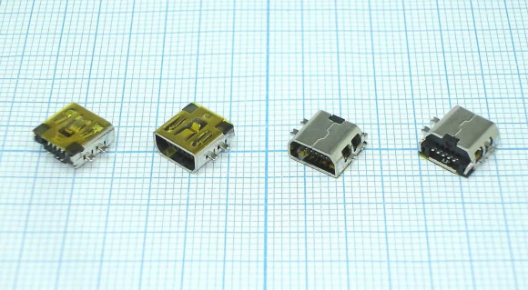 Разъем MicroUSB для планшета тип USB 45 (RS-MI004) 5 pin