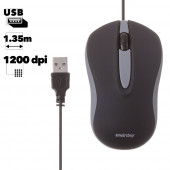 Мышь проводная Smartbuy ONE 329 USB черно-серая Мышь проводная Smartbuy ONE 329 USB черно-серая