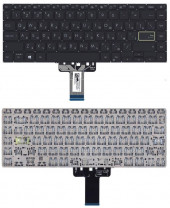 Клавиатура для ноутбука Asus K413JA черная с подсветкой Клавиатура для ноутбука Asus K413JA черная с подсветкой