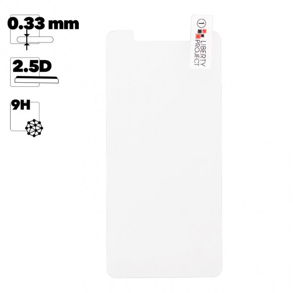 Защитное стекло "LP" для Asus ZenFone 3 Max (ZC553KL) Tempered Glass 0.33 мм, 2.5D, 9H (ударопрочное)