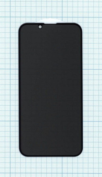 Защитное стекло Privacy "Анти-шпион" для Apple iPhone 13 Mini, черное