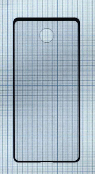 Защитное стекло Полное покрытие для телефона Samsung Galaxy S10, черное