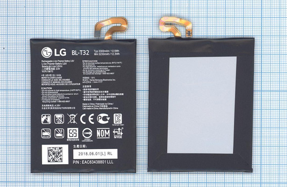 Аккумулятор (батарея) BL-T32 для телефона LG AS993, VS996, 3230мАч, 12.54Wh, 3.8В,