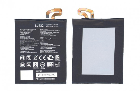 Аккумулятор (батарея) BL-T32 для телефона LG AS993, VS996, 3230мАч, 12.54Wh, 3.8В, Аккумулятор (батарея) BL-T32 для телефона LG AS993, VS996, 3230мАч, 12.54Wh, 3.8В,