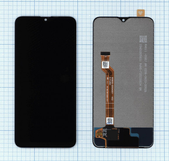 Модуль (матрица + тачскрин) для Realme 2 Pro, черный Модуль (матрица + тачскрин) для Realme 2 Pro, черный