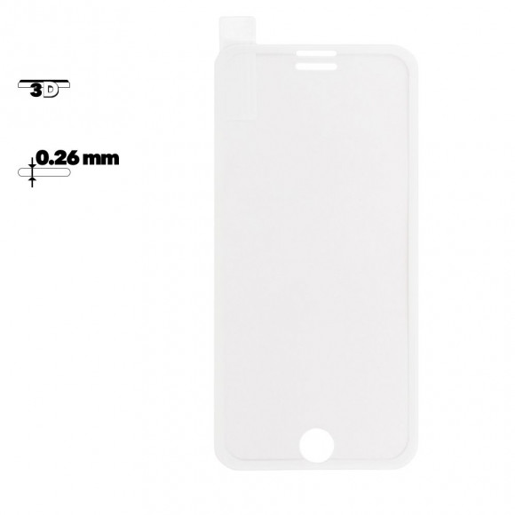 Защитное стекло Hoco Narrow Edges 3D Full Screen Tempered Glass для Apple iPhone 7, 8 (A11) рамка, белое