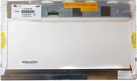 Матрица LTN160AT06 16", 1366x768 HD, 40 pin, LED, Normal, глянец