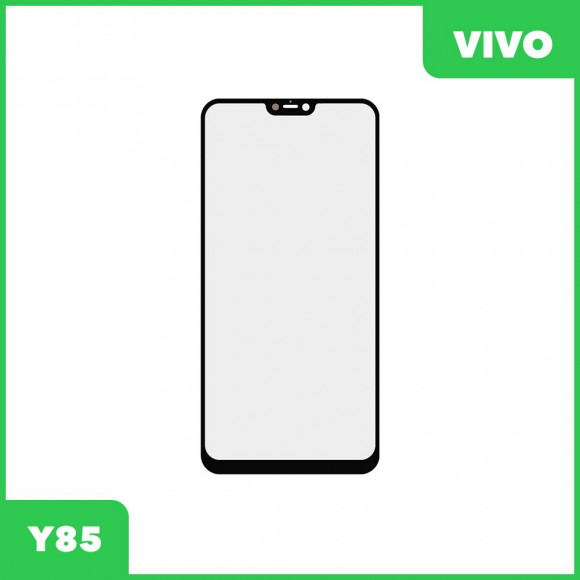 Стекло для переклейки дисплея Vivo Y85, черный