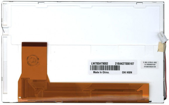 Матрица (экран) LW700AT9002 для планшета, 7", 800x480, LED, матовая
